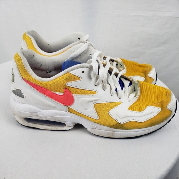 Nike Air Max 2 Light Yellow and White Running Athletic Shoes Sz 11 - Picture 5 of 6